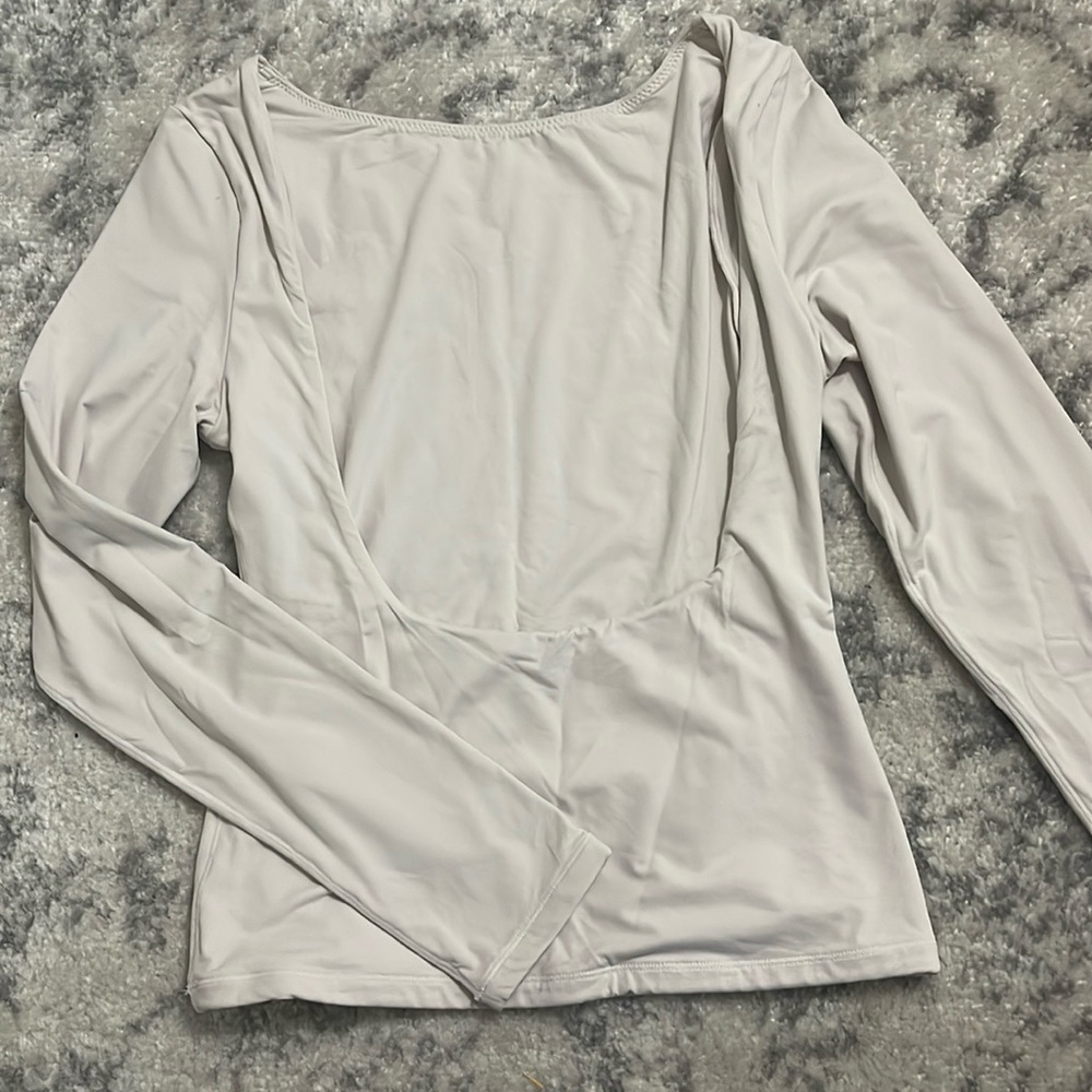 Amazon open back long sleeve